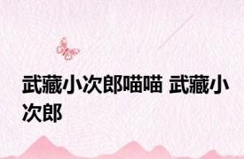 武藏小次郎喵喵 武藏小次郎 