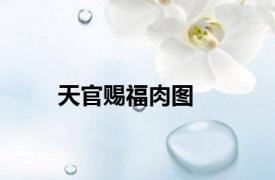 天官赐福肉图