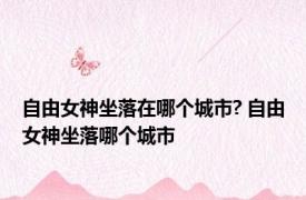 自由女神坐落在哪个城市? 自由女神坐落哪个城市