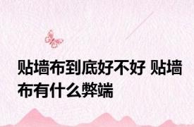 贴墙布到底好不好 贴墙布有什么弊端