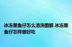 冰冻墨鱼仔怎么清洗图解 冰冻墨鱼仔怎样做好吃