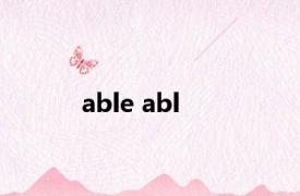 able abl 