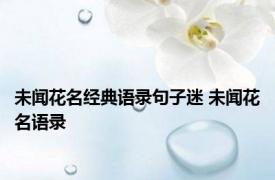 未闻花名经典语录句子迷 未闻花名语录
