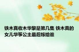 铁木真收木华黎是第几集 铁木真的女儿华筝公主最后嫁给谁