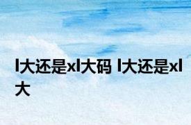 l大还是xl大码 l大还是xl大
