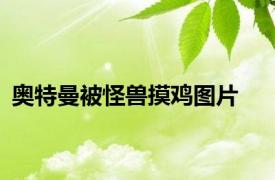 奥特曼被怪兽摸鸡图片