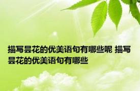 描写昙花的优美语句有哪些呢 描写昙花的优美语句有哪些