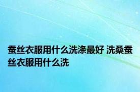 蚕丝衣服用什么洗涤最好 洗桑蚕丝衣服用什么洗