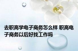 去职高学电子商务怎么样 职高电子商务以后好找工作吗