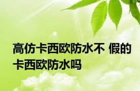 高仿卡西欧防水不 假的卡西欧防水吗