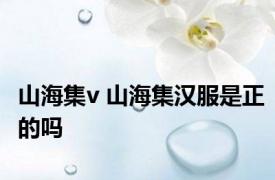 山海集v 山海集汉服是正的吗