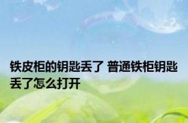 铁皮柜的钥匙丢了 普通铁柜钥匙丢了怎么打开