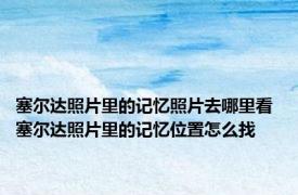 塞尔达照片里的记忆照片去哪里看 塞尔达照片里的记忆位置怎么找