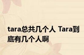 tara总共几个人 Tara到底有几个人啊
