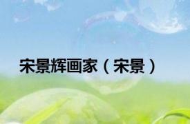 宋景辉画家（宋景）