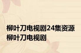 柳叶刀电视剧24集资源 柳叶刀电视剧 