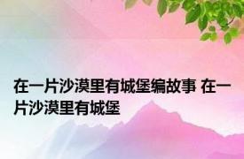 在一片沙漠里有城堡编故事 在一片沙漠里有城堡 