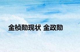 金桢勋现状 金政勋 