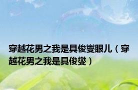 穿越花男之我是具俊燮眼儿（穿越花男之我是具俊燮）
