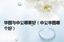 华图与中公哪家好（中公华图哪个好）